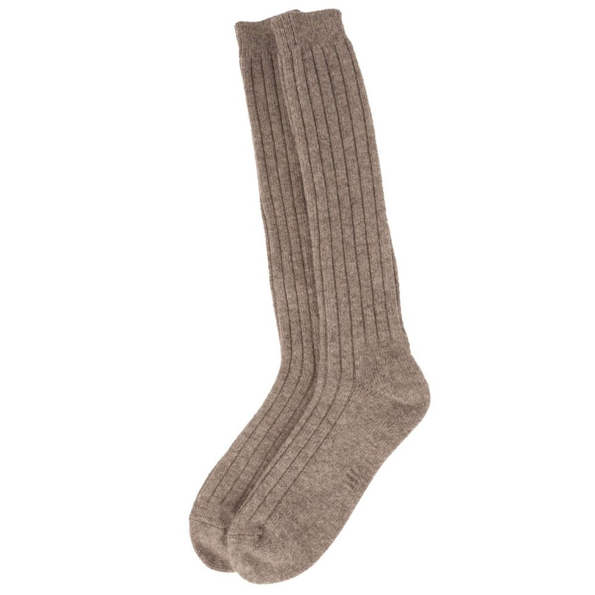 Oims Knee Wool Sock - Natural brown (5 pack)